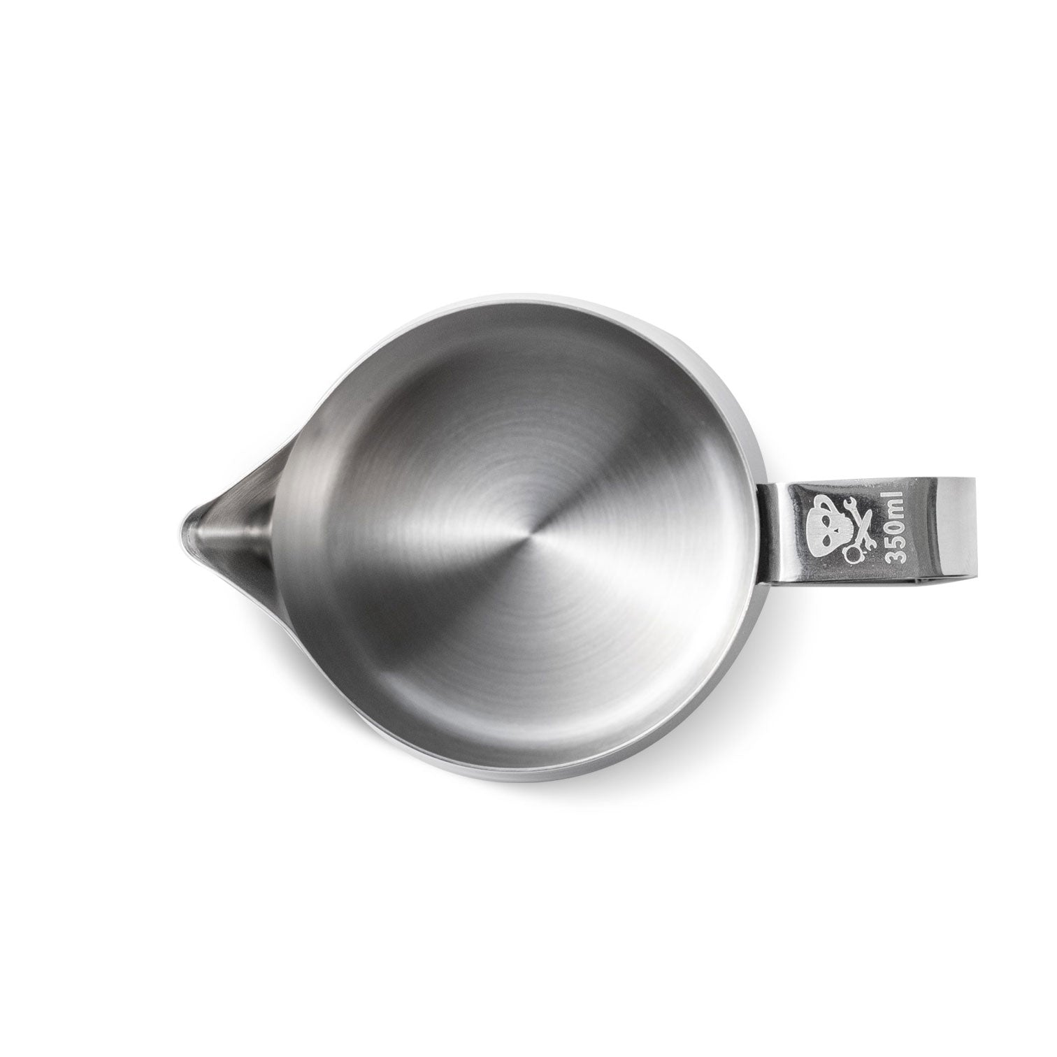 Barista Basics Milk Frothing Pitcher, 12oz, Silver