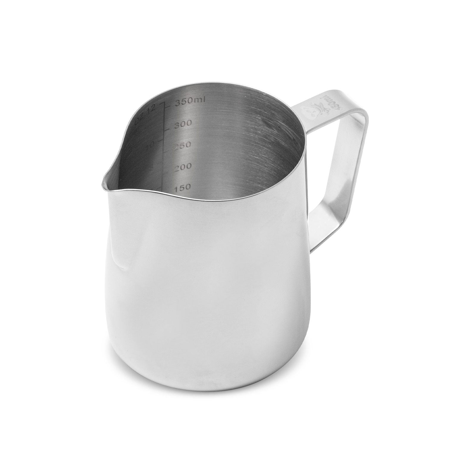 Barista Basics Milk Frothing Pitcher, 12oz, Silver