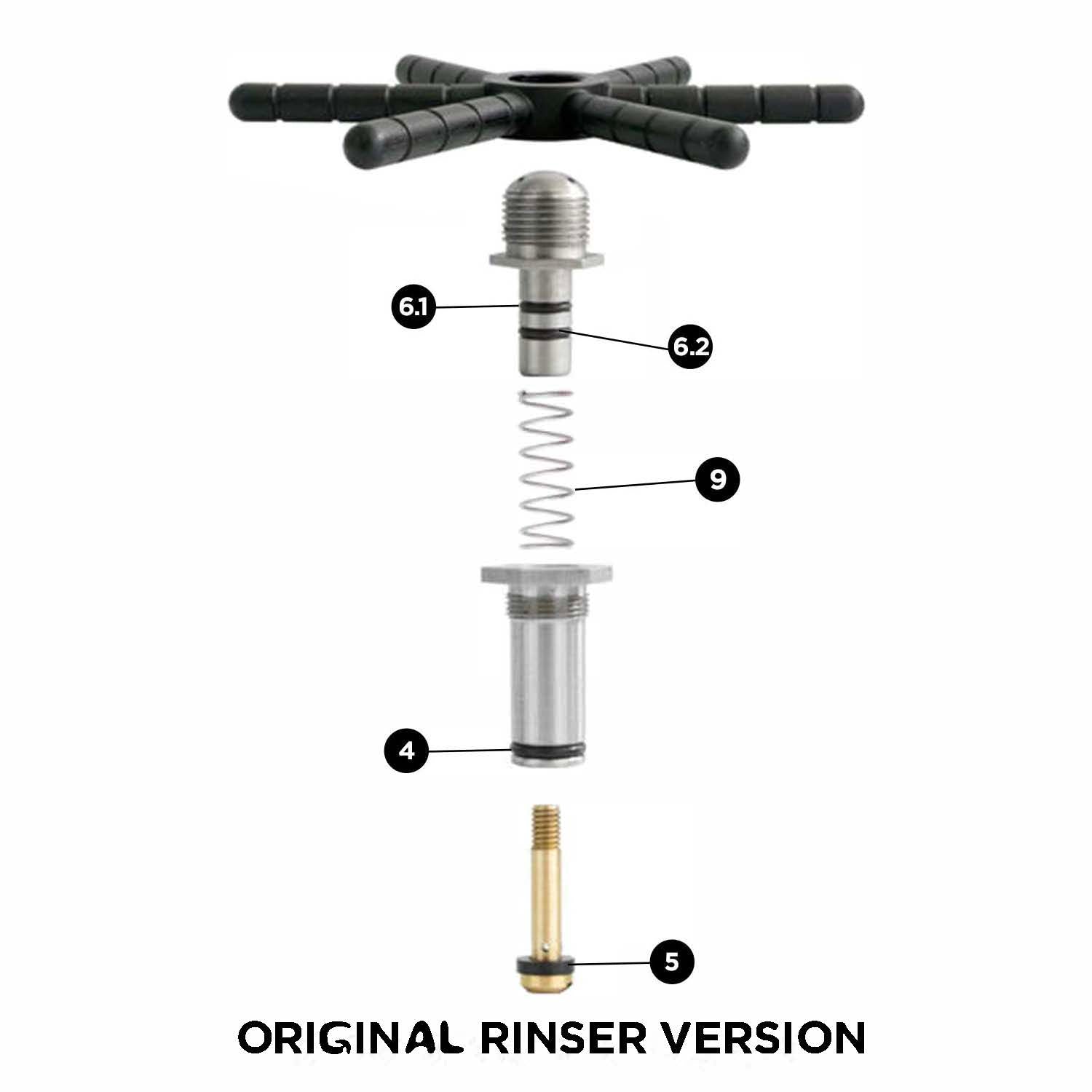Barista Basics Complete Rinser Maintenance Kit, Countertop and Drop-In Rinsers
