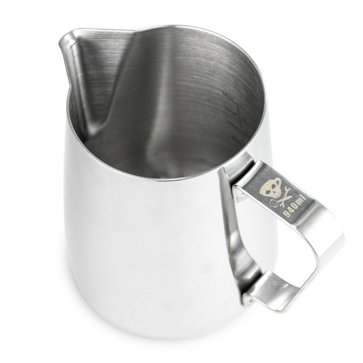 Barista Basics Milk Frothing Pitcher, 32oz, Silver